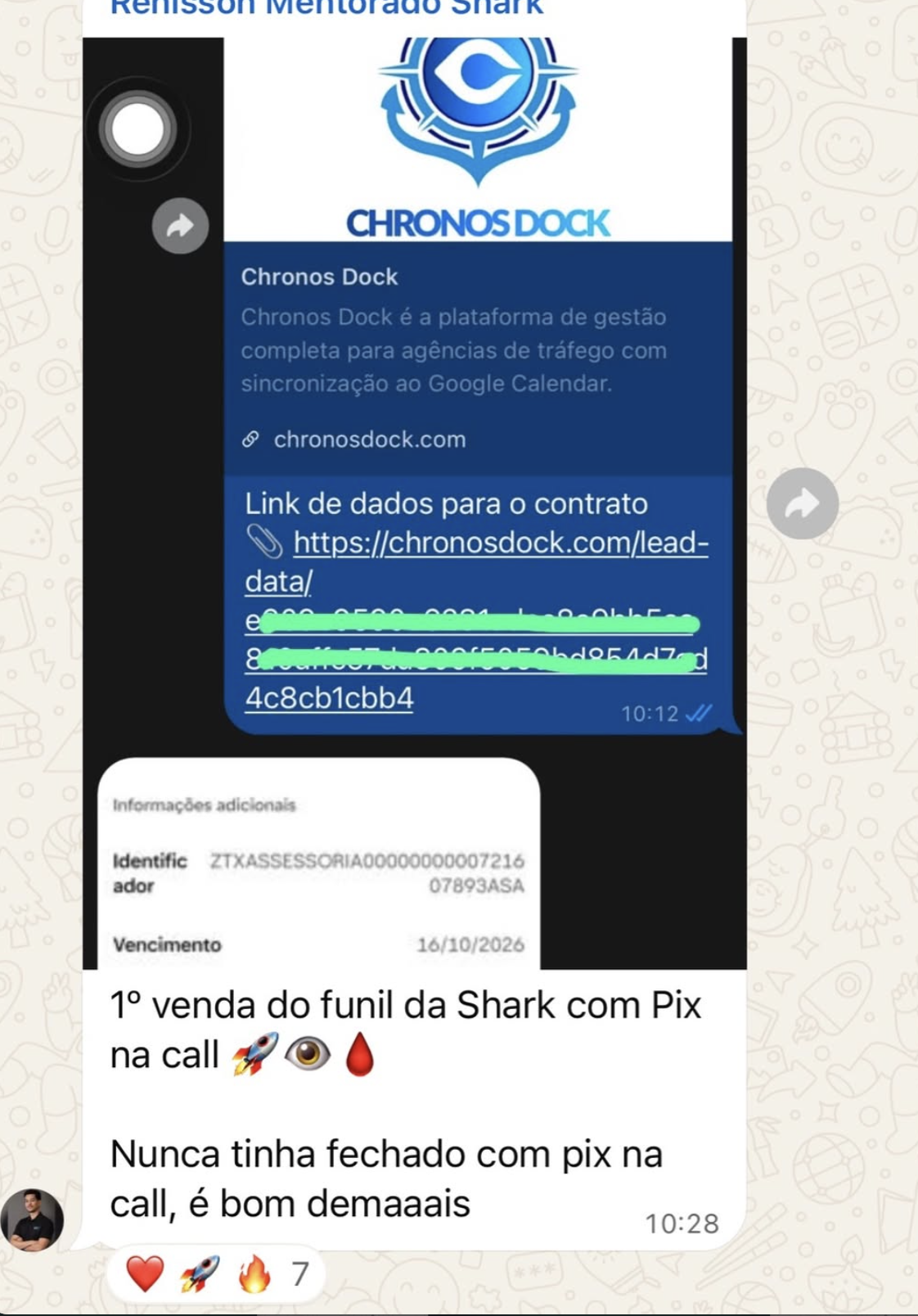 Feedback de aluno da Shark Crew 9